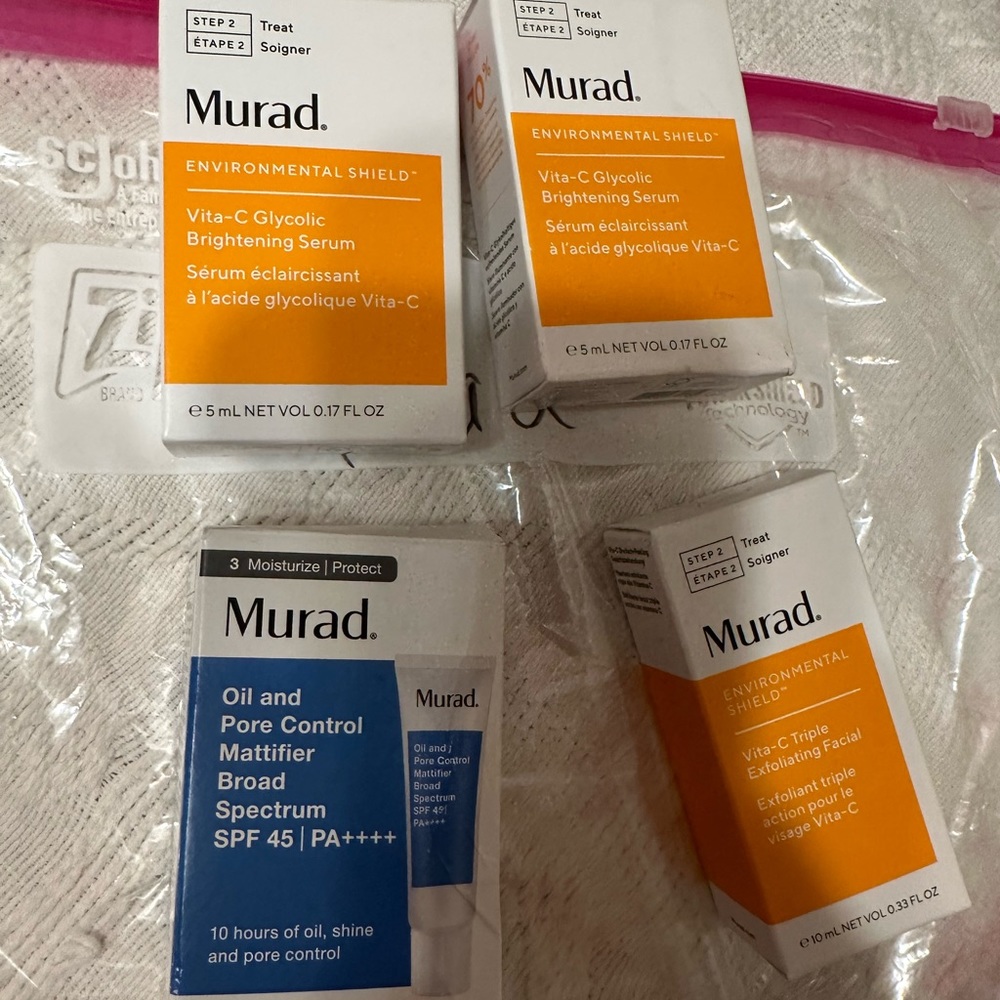 Murad skincare samples - travel sizes